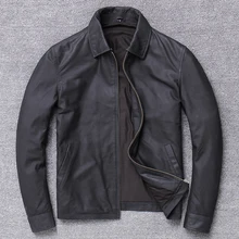 Tcyeek уличная куртка из натуральной кожи мужская осенне-весенняя одежда байкерская куртка из натуральной овчины куртки 1930