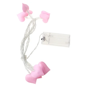 

2M LED String Love Heart Garland Lighting Bedroom Wall Lamp Romantic Event Party X4YD