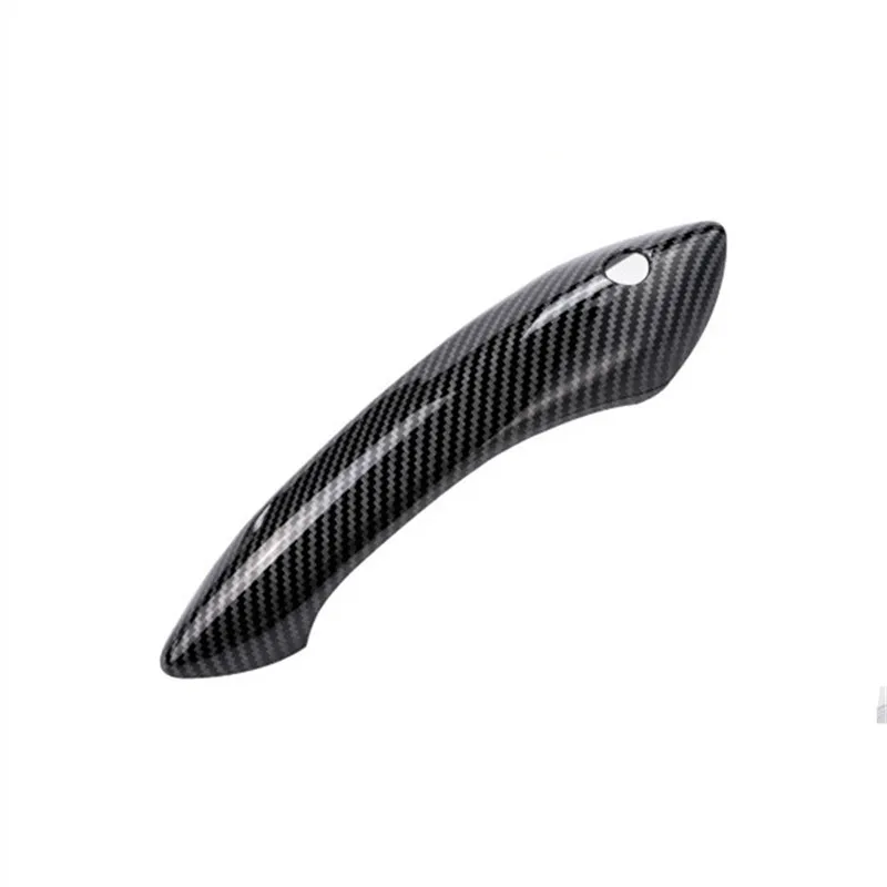 Abs 탄소 섬유 문짝 핸들 커버 트림, LHD, BMW 5 시리즈 F10 2011 2012 2013 2014 2015 2016 520 523 525li