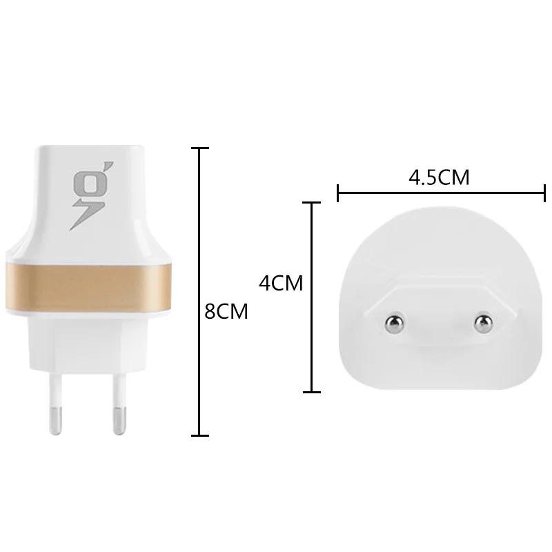ЕС Мульти USB настенное зарядное устройство портативное 2 порта зарядное устройство кирпич Путешествия Разъем куб телефон зарядка iPhone X/8 Plus/8 iPad samsung Galaxy