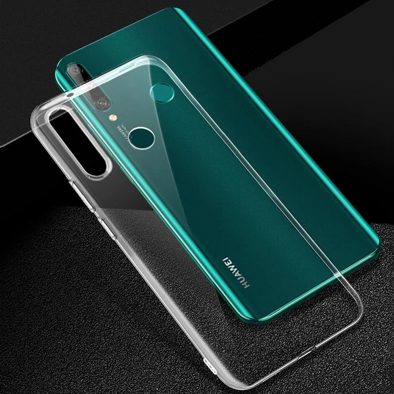 Тонкий чехол из ТПУ для Huawei P Smart Z Прозрачная силиконовая мягкая задняя крышка HUAWEI