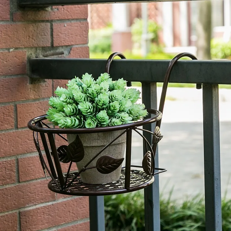 Afscherming украшения Decorer Варанда полки Balcon растения на балконе стенд цветок железная стойка