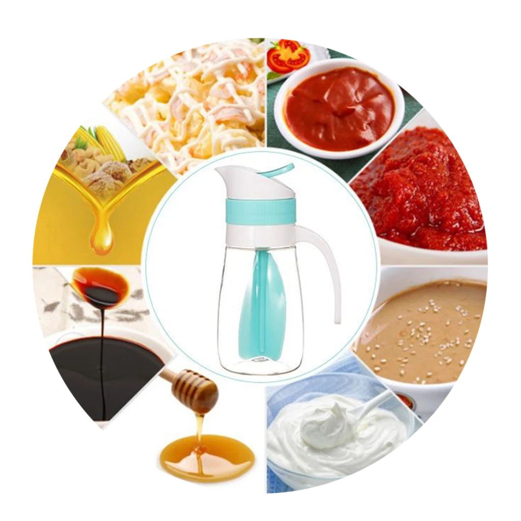 Multifunctional Salad Dressing Mixer Sauce Cream Squeeze Dispenser Container