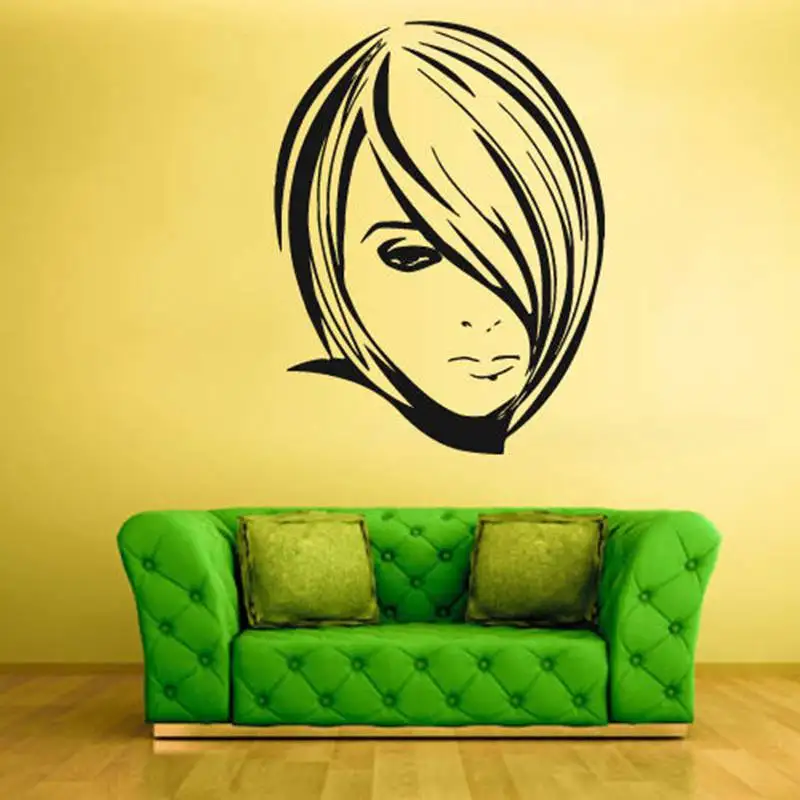 

Hair Salon Wall Decal Sticker Barber Shop Scissor Vinyl Window Decals Decor Mural Hairdresser Glass Beauty Salon Sticker