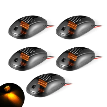 

5pcs/Set Car Lights 12 LED Assembly Bulbs Cab Roof Top Replacement Marker Running for Dodge Ram Accessories Durable Parts