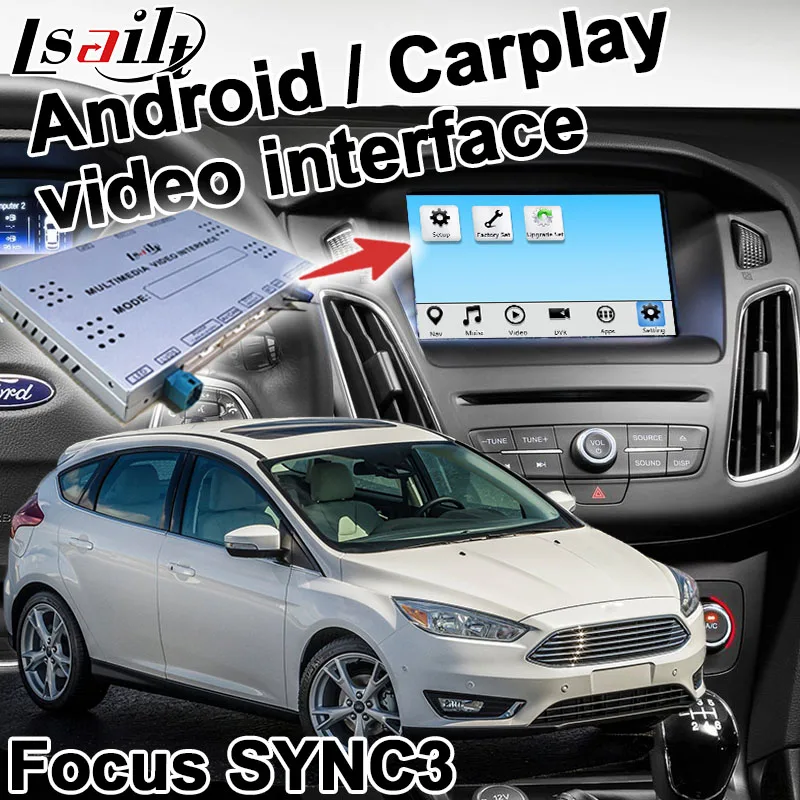 Android / carplay interface box for Ford Focus Fiesta Kuga etc video ...