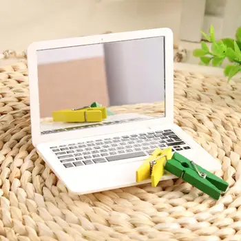 

Portable Laptop Design Mini Pocket Mirror Dressing Makeup Girl Women Pocket Mirror Making Up for Personalized Gift