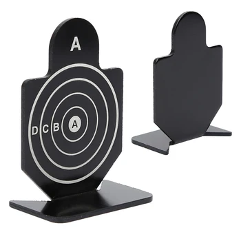 

Portable Lightweight Shooting Target Circular Pattern Metal Pistol Target Gun Silhouette Hunting Shooting Target For Zeroing Gun