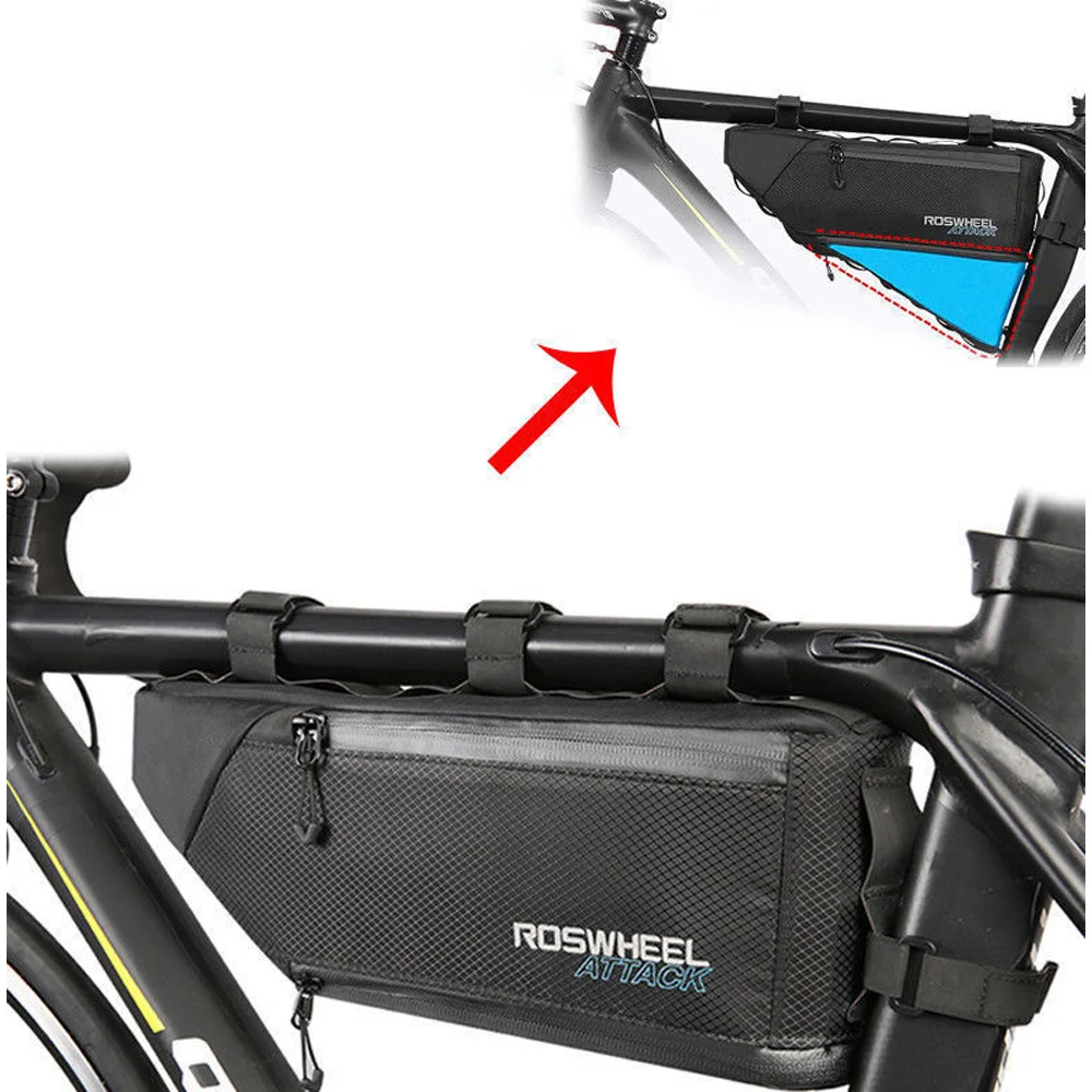 

Bike Bicycle Cycling Bag Front Tube Frame Phone Waterproof Bicycle Bags Triangle Pouch Frame Holder Bycicle Accessories