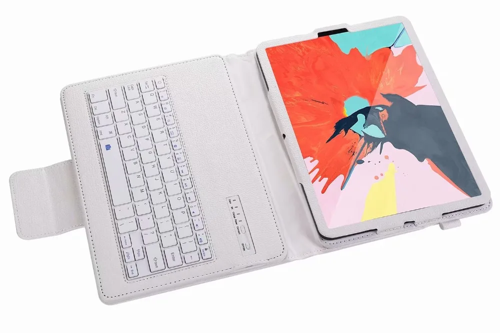 Съемный беспроводной Bluetooth клавиатура чехол для планшета для iPad Pro 11 дюймов кожаный чехол-подставка для iPad pro 11+ подарок