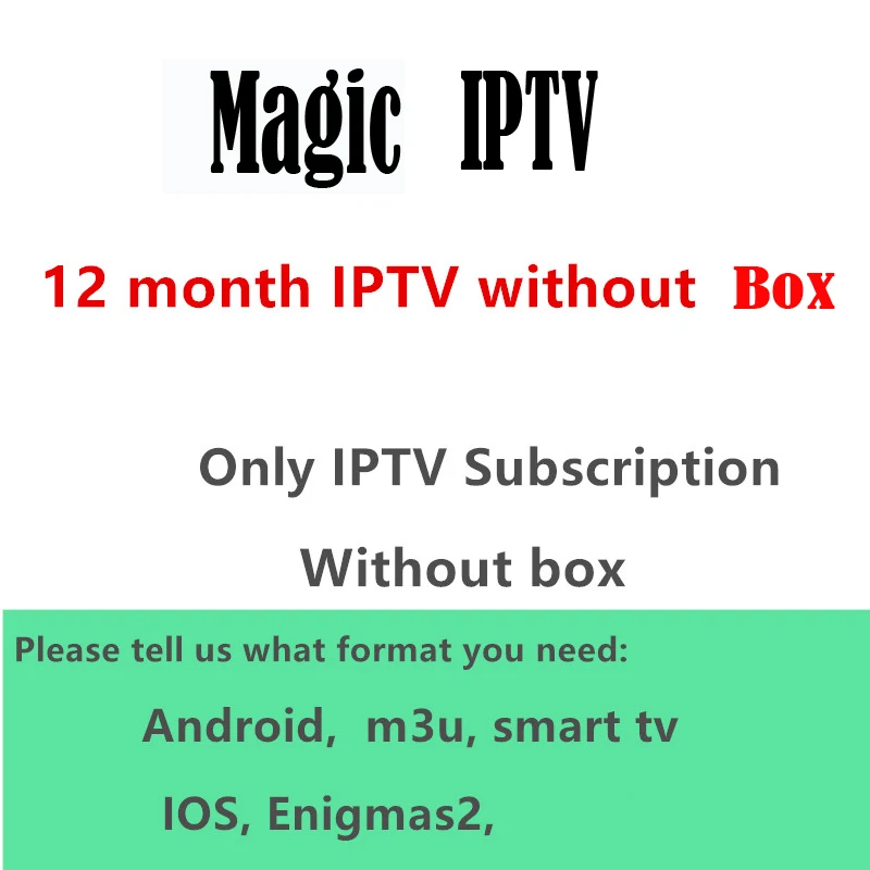 X96 Мини android tv BOX 1 год Европа IP tv подписка Франция Великобритания Немецкий Арабский голландский Швеция французский Польша Португалия tv IP tv M3U - Цвет: 1 Year IPTV No Box
