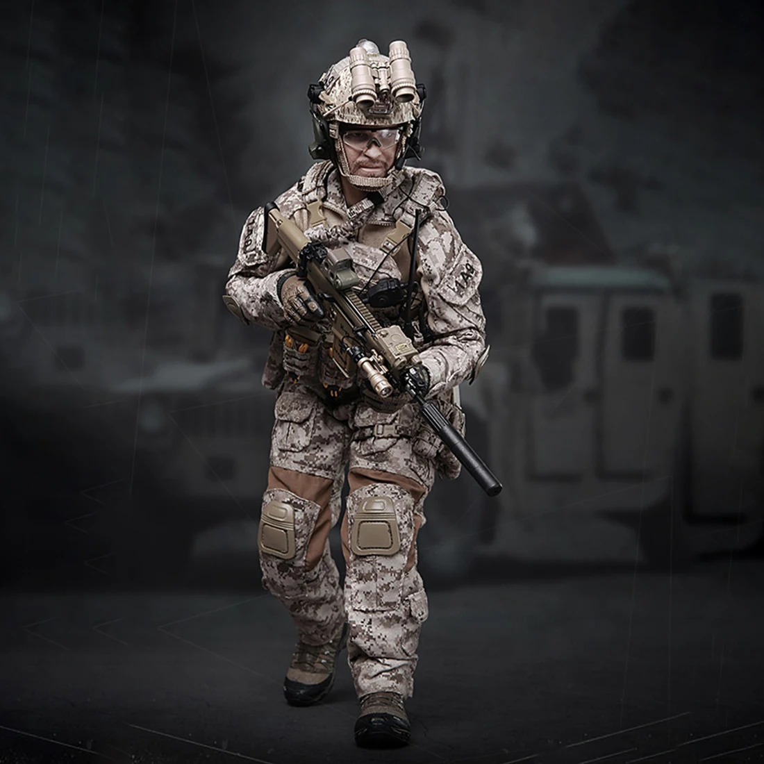 MODIKER 1/6 30 см модель солдата реалистичный головной убор DIY подвижные американские армейские морские уплотнения Военная фигурка