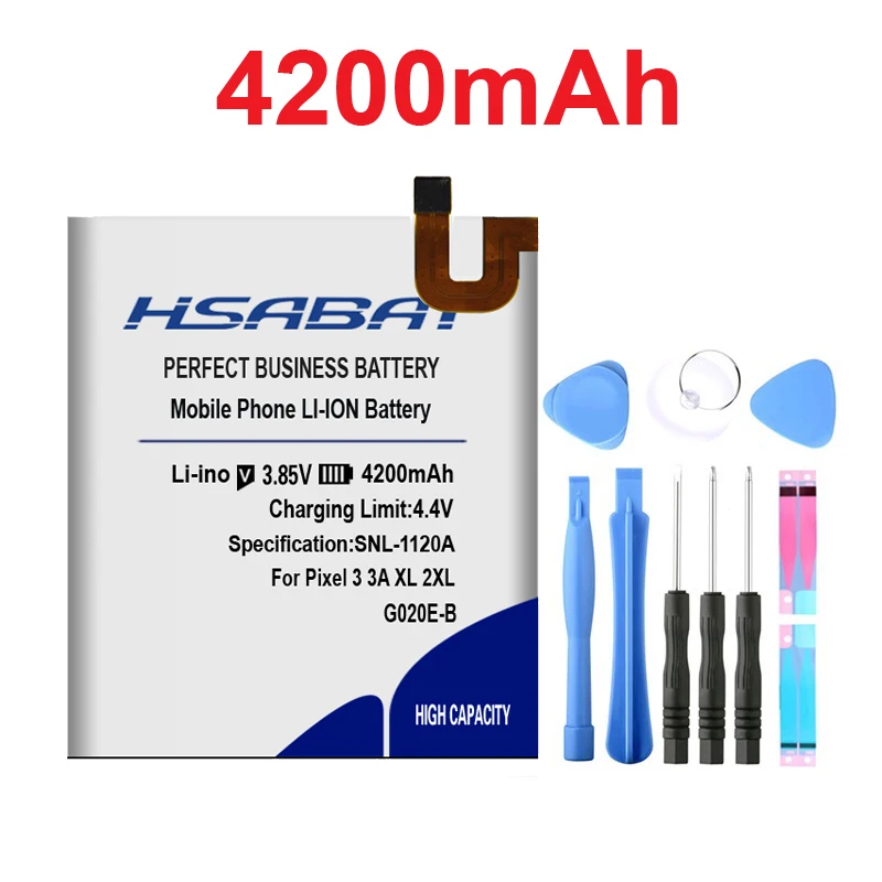 HSABAT аккумулятор 4200mAh G020E-B для htc Google pixel 3 3A