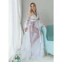 Best Offers Sexy Women Lingerie Lace Sleepwear deep v-neck white long sleeve Babydoll See Through Ladies Floral Long Dress Ladies Nightskirt Best Offers Sexy Women Lingerie Lace Sleepwear deep v-neck white long sleeve Babydoll See Through Ladies Floral Long Dress Ladies Nightskirt