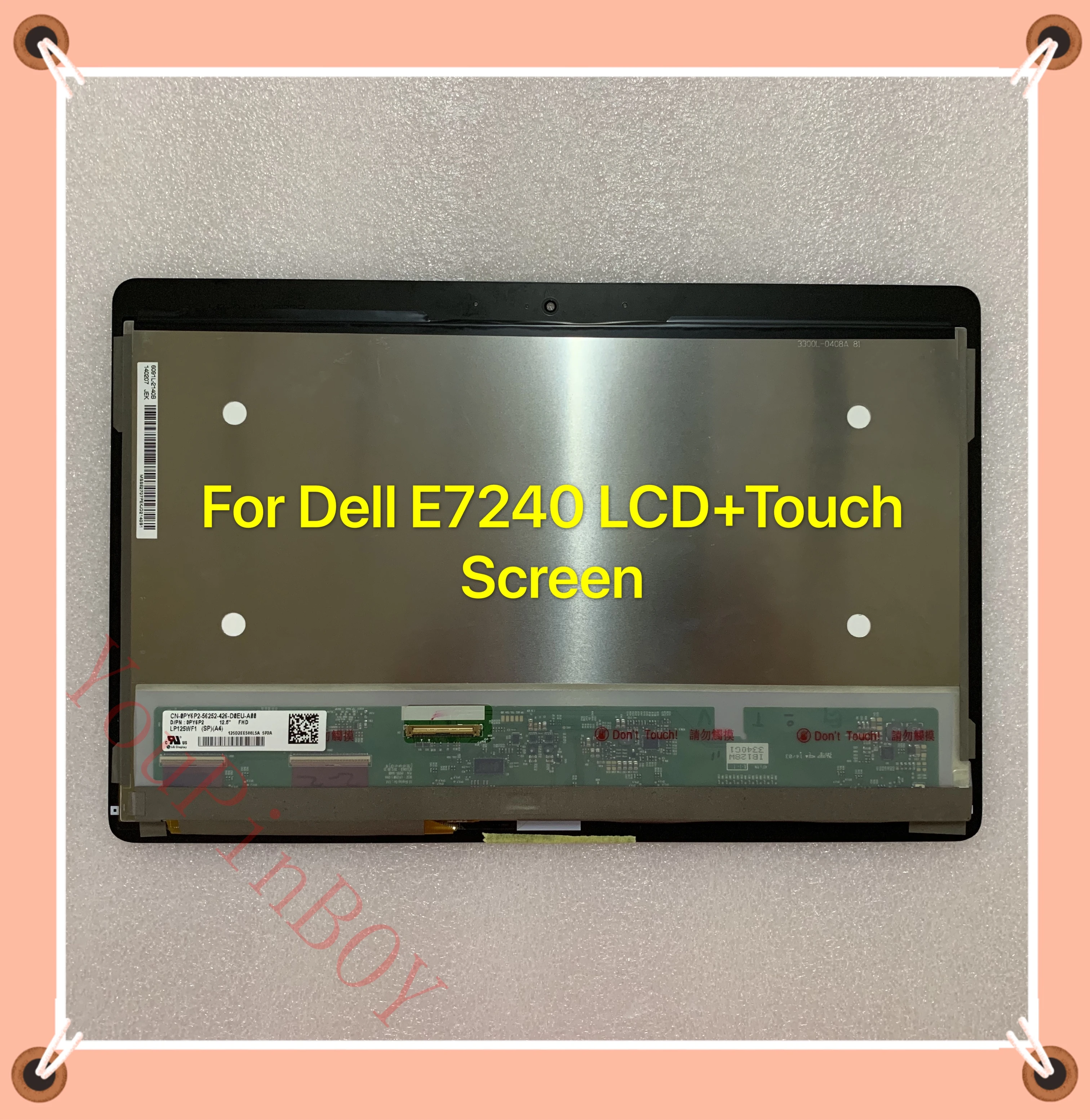 Original 12.5" Lcd Screen Display Touch Assembly For Dell Latitude