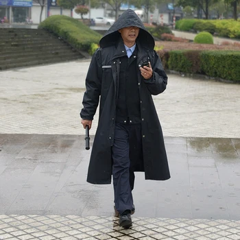 

Female Jacket Raincoat Men Nylon Hiking Outdoor Overall Thick Raincoat Lightweight Black Portable Regenjacke Rain Gear JJ60YY