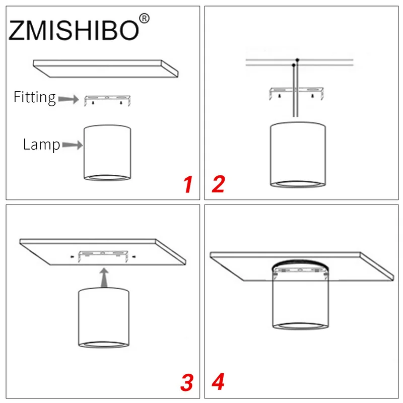 Светодиодные мини светильники ZMISHIBO 220 В 3 Вт 5 7 10 потолочная лампа с поверхностным