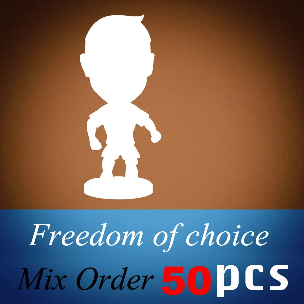 

50PCS/LOT FOOTBALL 2.5" Figurine (Mixed Order) Doll Toy Figure Shipping Free