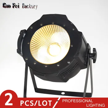

2pcs/LOT 100w COB LED PAR DMX 512 control 100W led COB par dmx stage light