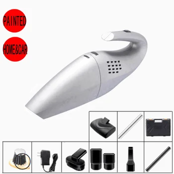 

Painted Car Vacuum Cleaner 2500mAh Cleaner Wet/Dry Auto Portable High Suction Auto 12V 120W Wireless Cleaner With Hard Box