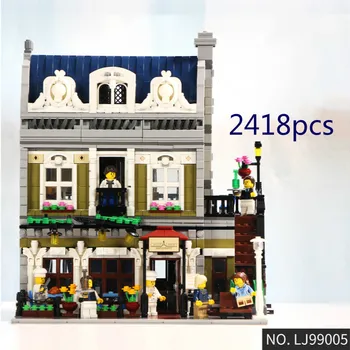 

Lj99005 Creative Classic Streetscape Series Paris Restaurant Assembling Toy Splicing Block Same 15010