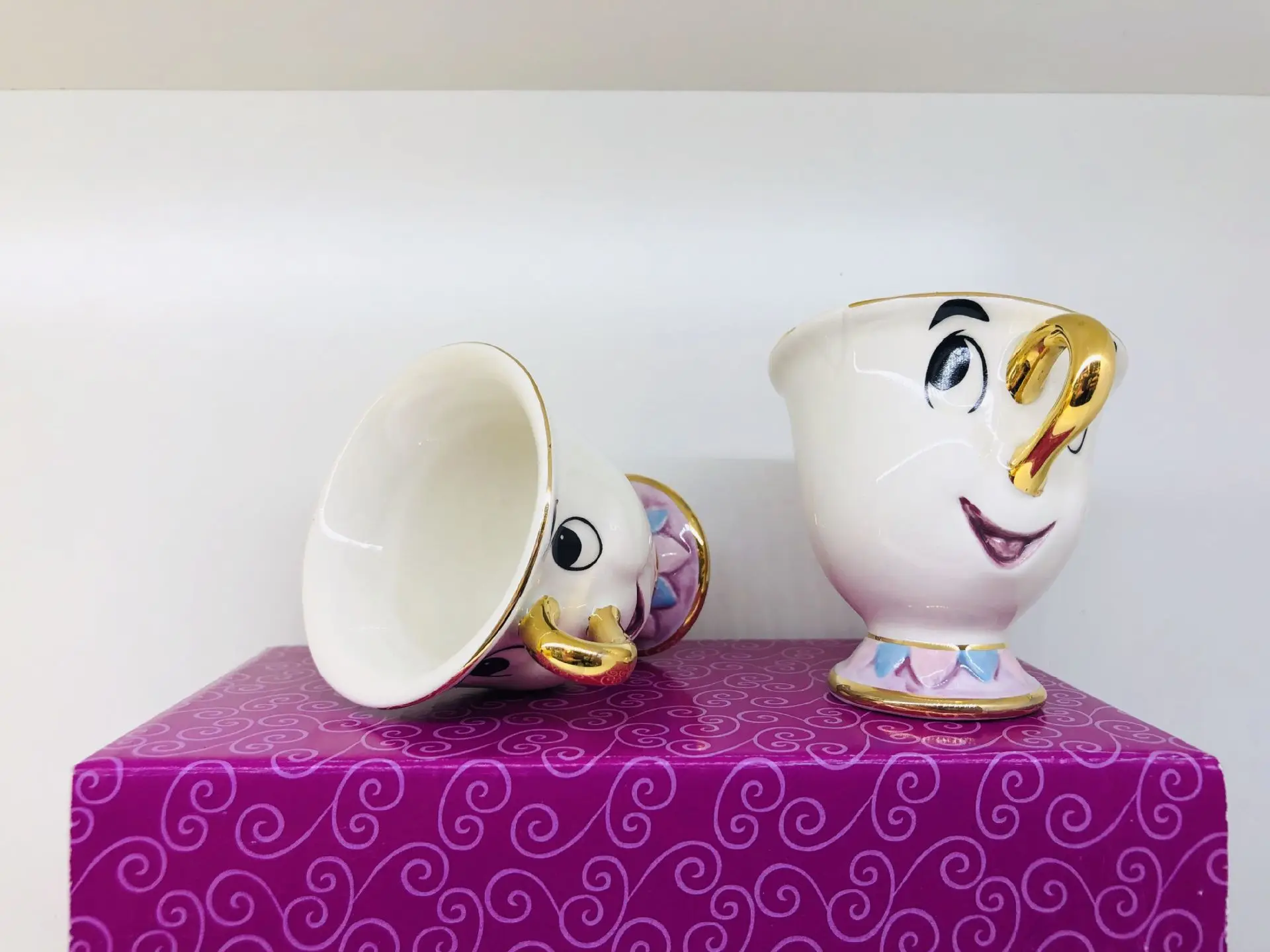 2 пачки, керамическая кружка "Красавица и Чудовище", "Mrs Potts", "tea Ceremony", "Mrs Archie", чашка для кофе, молока, набор, керамическая кружка