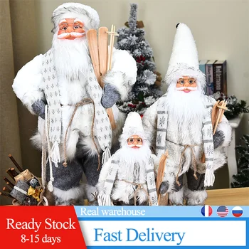 

1pc Christmas Decorations for Home 60CM Big Santa Claus Doll Children Xmas New Year Gift Christmas Tree Decor Wedding Party Sup