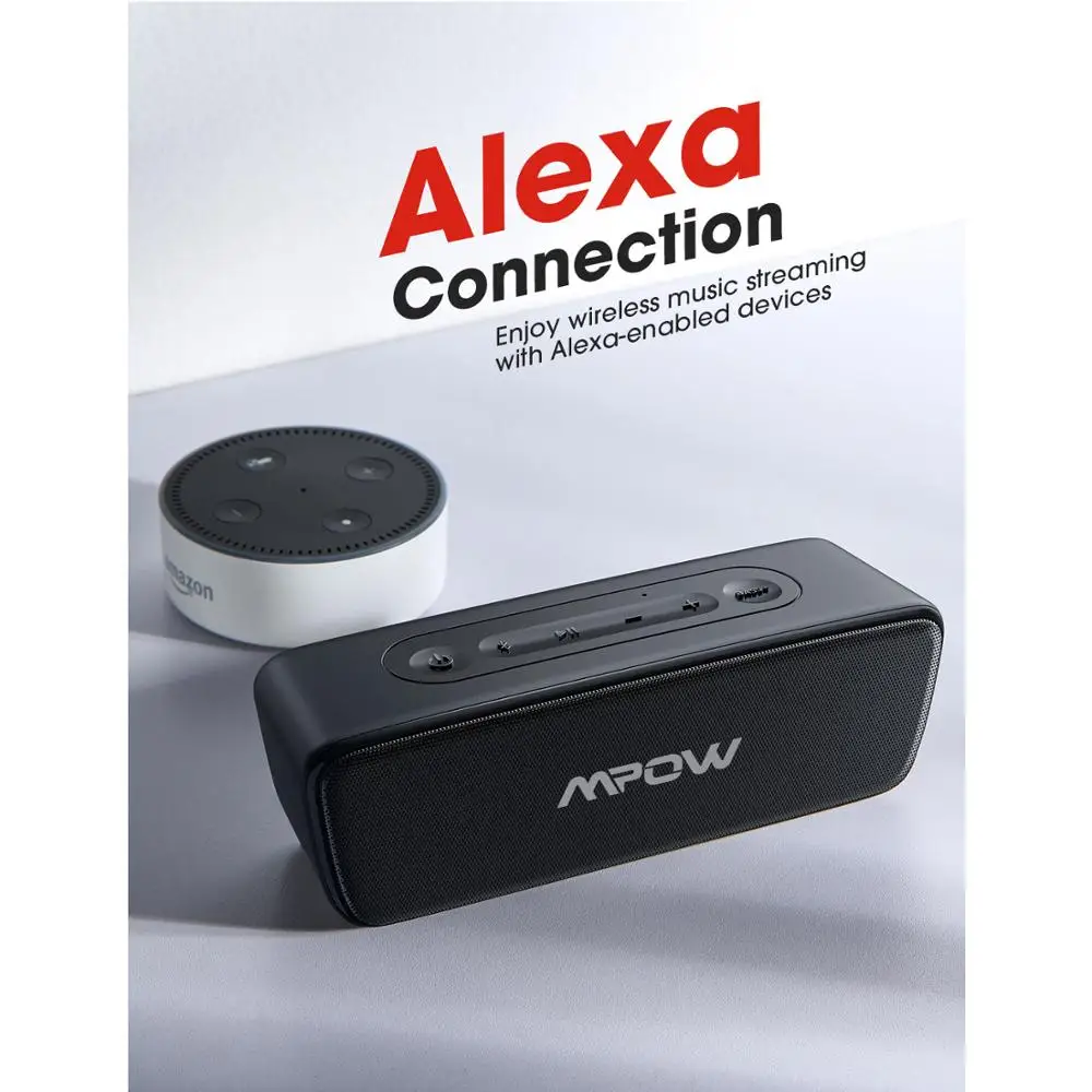 Mpow 12 Вт Soundhot Bluetooth динамик беспроводной портативный динамик глубокий бас Саундбар с 24 ч Время воспроизведения для домашнего кинотеатра компьютера ПК
