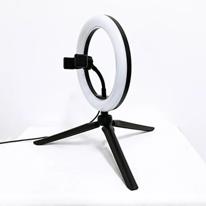 Mayitr-사진 Led 링 램프 플래시 라이트, 8 인치 LED 링 조명 셀카 카메라 메이크업 필 + 스마트폰 폰 스탠드 1 세트