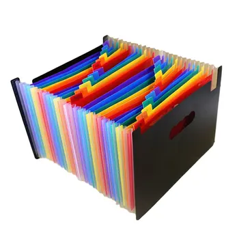 

Multi-Layer Folder Expanding File Folders Document Organizer Cute Smile Organ Bag Student Test Paper Clip