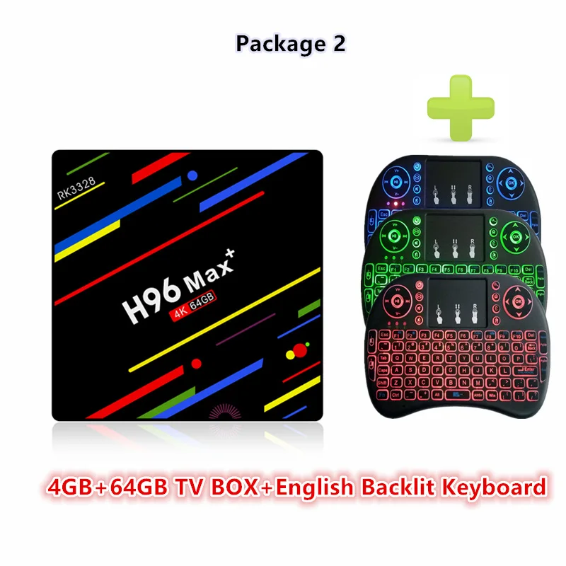 4G 64G i8 EN Backlit HAAYOT H96 MAX+ 4 Гб ОЗУ 64 Гб ПЗУ Смарт ТВ приставка Android 9,0 RK3328 четырехъядерный 2,4G/5G двойной Wifi HDMI 4K медиаплеер телеприставка - Цвет: 4G 64G i8 EN Backlit