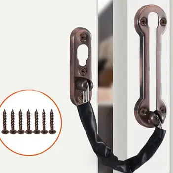

Stainless Steel Security Door Bolt Buckle Chain Bold Door Anti-theft Latch Door Chain Latch Door Lock Door Lock Chain
