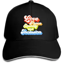 Для мужчин Wo Для мужчин s равенства и любить мир шляпный Бейсбол Кепки