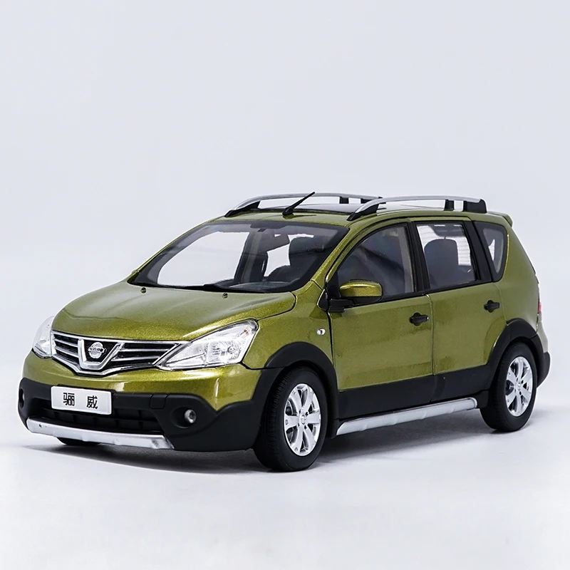 1:18 высокое тщательное Nissan Livina сплав модель автомобиля статические металлические модельные автомобили с оригинальной коробкой