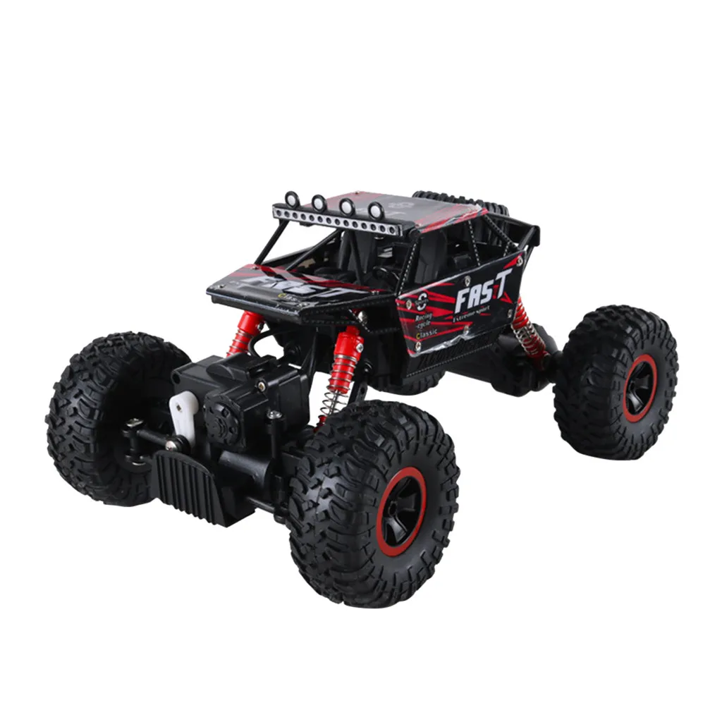 Красный Детская игрушка для детей Rc грузовик 1:18 Масштаб внедорожника 2,4 ghz Радиоуправляемая машина monster Truck hot wheels# G2 - Цвет: Красный