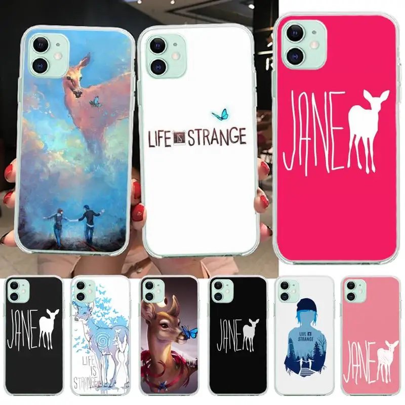 HPCHCJHM Life Is Strange Jane Doe Teal Phone Case Cover for iPhone 11 pro XS MAX 8 7 6 6S Plus X 5S SE 2020 XR cover | Мобильные