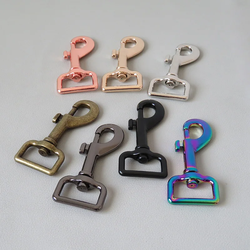 

25mm Metal Buckle Swivel Lobster Clasp Carabiner Clip Loop Snap Hook For Dog Pet Leads Leash Lock Hardware Sewing DIY Accessory