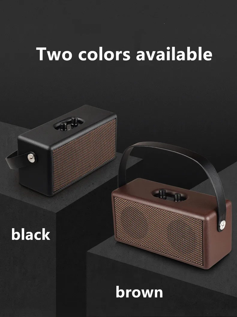 Деревянный Bluetooth динамик Портативный беспроводной компьютерный динамик звуковая система 8 Вт* 2 стерео музыка объемная Поддержка U диск TF карта AUX
