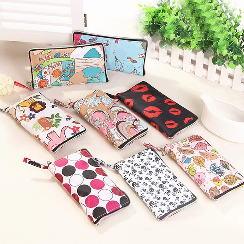 

hot sale Foldable shopping bag new arrival casual colorful handbags korean style eco bag unisex reusable bags high quality