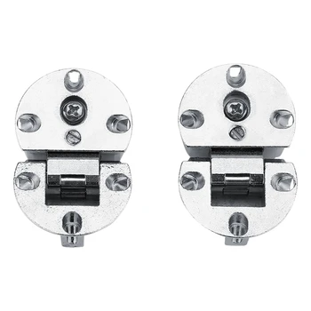 

2Pcs 90 Degree Zinc Alloy Hinge Drop Front Desk Drawer Butt Hinge For Table Sewing Machine Doors and Folding Table Bedroom Cupbo