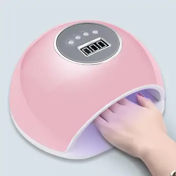 

Nail Phototherapy Machine UV LED Dual Light Source Nail Light Nail Polish Glue Light Four Gear Timing Induction Nail Tools