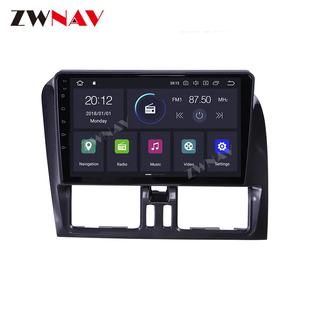 Android 9.0 With DSP Carplay IPS Screen For Volvo XC60 2009 2010 2011 2012 RDS Car GPS Navigation Radio DVD Player Multimedia