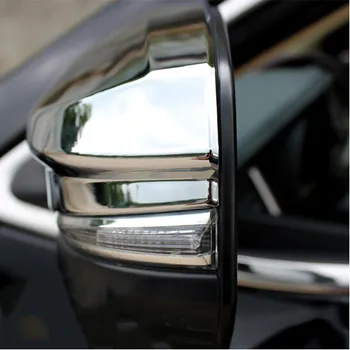 

ABS chrome rearview mirror rearview cover trim 2pcs for Toyota Highlander 2015 2016 2017 2018