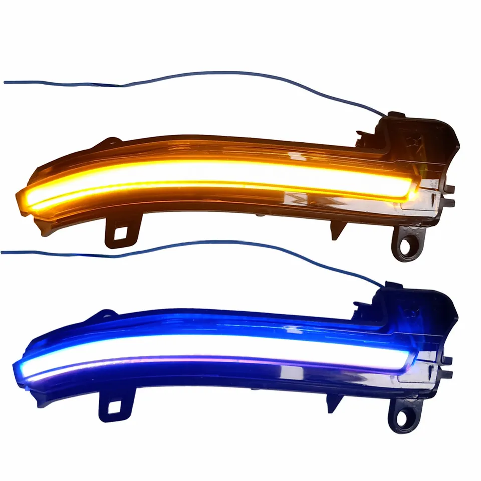 Lampeggiante Dinamico indicatori Specchietto Retrovisore Lampeggiante Segnale Girata HA CONDOTTO LA Luce Per BMW F20 F30 F31 F21 F22 F23 F32 F33 F34 X1 E84 1 2 3 4 Serie Indicatore Laterale(Color:Crys