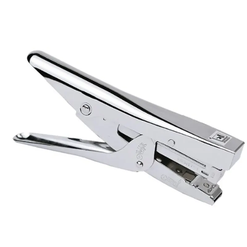 jiulonerst Durable Metal Heavy Duty Paper Plier Stapler Students Stationery Supplies 