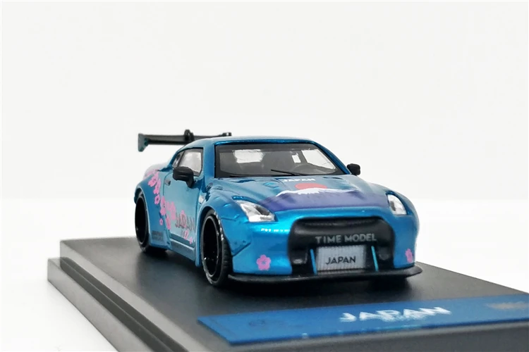 Модель времени 1/64 Nissan Skyline GT-R R35 японская Гора Фудзи сакула Хацунэ Мику литья под давлением модель автомобиля