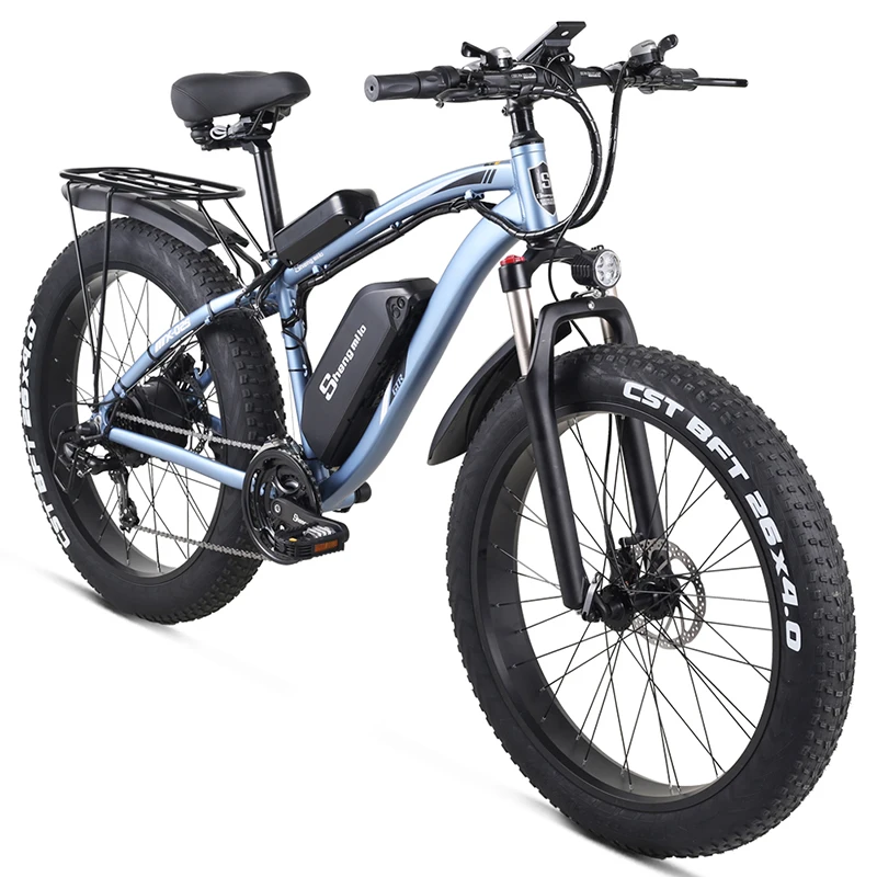 Shengmilo Электрический велосипед 1000 Вт Мужской горный Снежный электрический Ebike 48V17Ah
