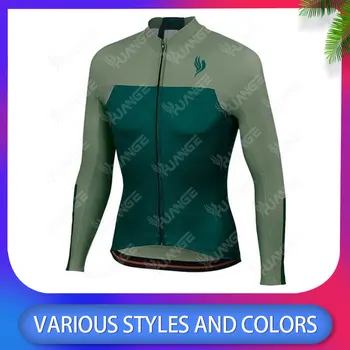 

HuanGe 2020 Winter Thermal Fleece Cycling Clothes HG Men's Jersey Suit Outdoor Riding Bike Clothing Bib Pants Set bike uniform