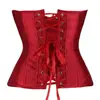 corset sexy bustiers top plus size lingerie gothic overbust corsets for women brocade burlesque costumes erotic mujer corset red ► Photo 2/6