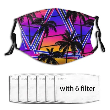 

Outdoor Riding Quick-drying Dustproof Palm Tree Keep Warm Mask Washable Reusable Air Pollution